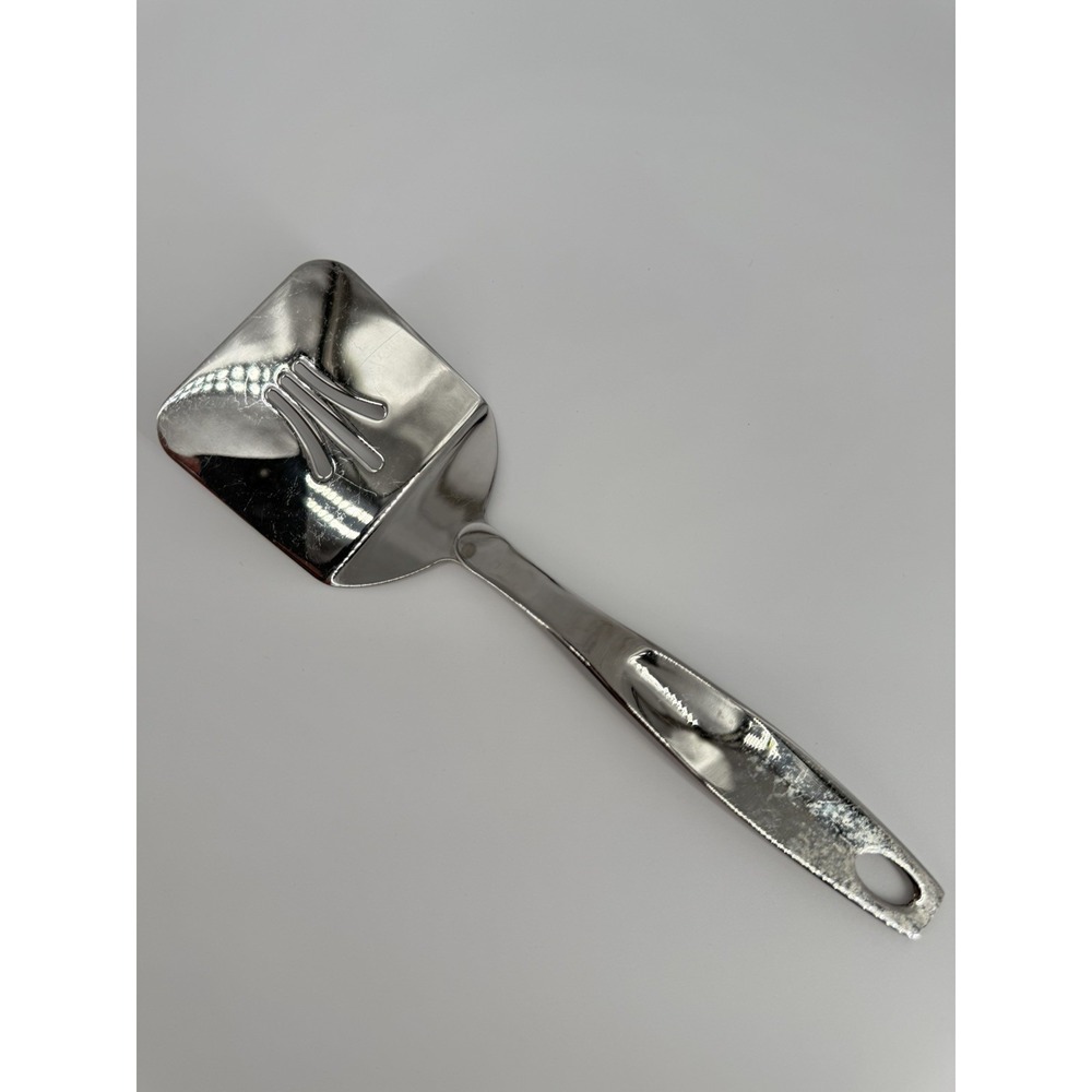 Oneida 18/8 Stainless Steel Slotted Spatula Turner 10 Inch Kitchen Utensil - Picture 9 of 10